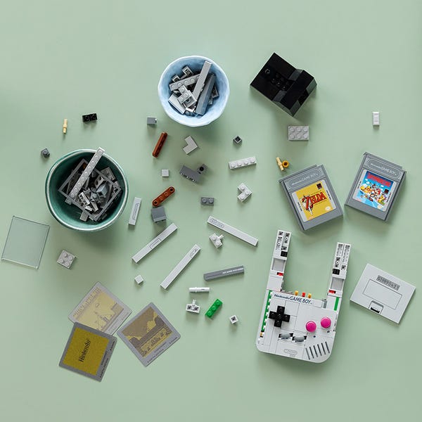 LEGO Game Boy Building Process